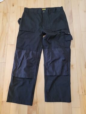 Blaklader men's size W38/L30 black cargo work pants